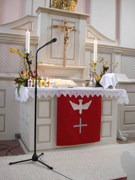 Altar evangelische Kirche Züsch